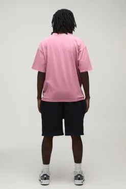 T-shirt Essentiel Oversize En Coton Épais Lavé