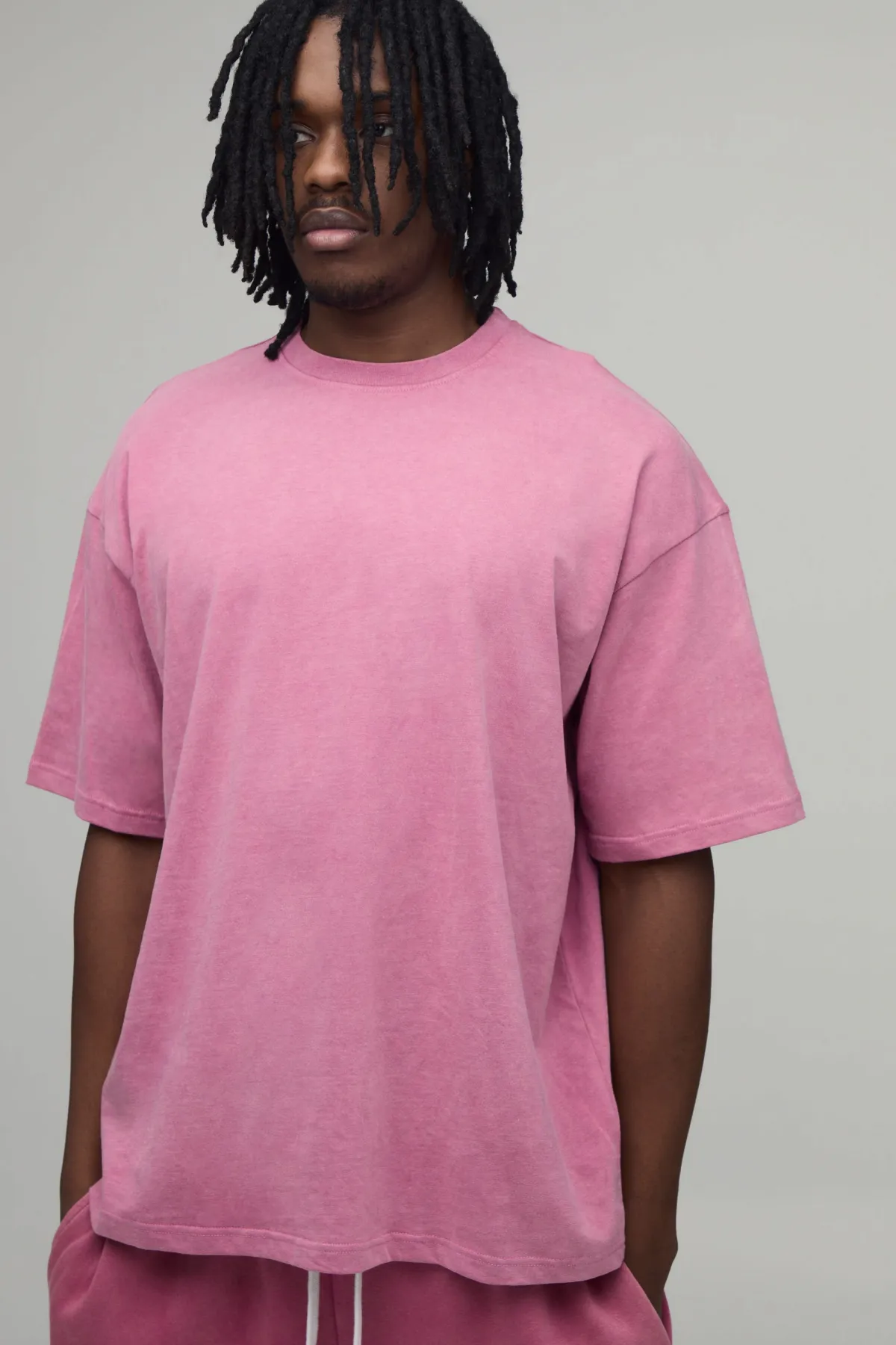 boohooMAN T-shirt Essentiel Oversize Lourd Lavé Pour Homme Grand<Homme Tout Afficher|Tout Afficher