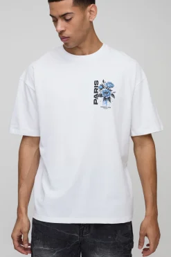 T-Shirt Floral Paris Oversize