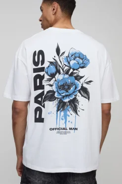 T-Shirt Floral Paris Oversize