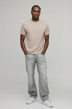 T-Shirt Gaufré Coupe Ajustée