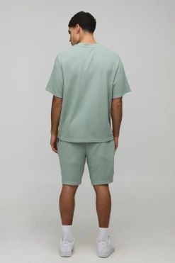 T-shirt Gaufré Coupe Décontractée