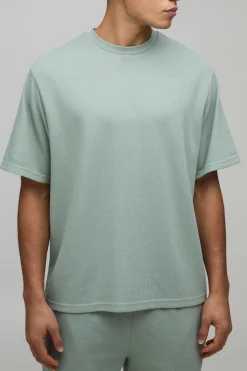 T-shirt Gaufré Coupe Décontractée