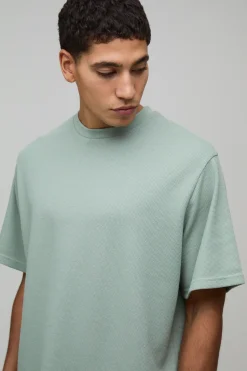 T-shirt Gaufré Coupe Décontractée