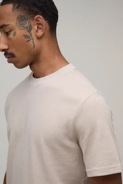 T-shirt Gaufré Coupe Régulière Essentiel