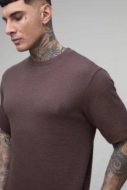 T-shirt Gaufré Essentiel Regular Tall