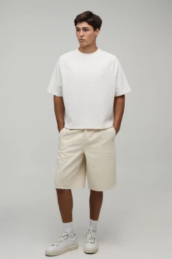 T-shirt Gaufré Raglan Ample Oversize