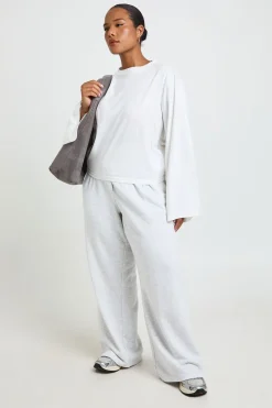 T-shirt Grande Taille Boxy À Manches Larges Évasées