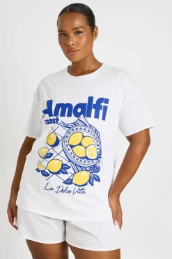 T-shirt Grande Taille Imprimé Amalfi