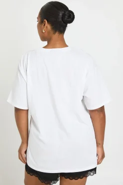 boohoo T-shirt Grande Taille Imprimé Bottes De Cowboy<Femme Tops