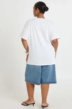 T-shirt Grande Taille Imprimé Cerises Léopard