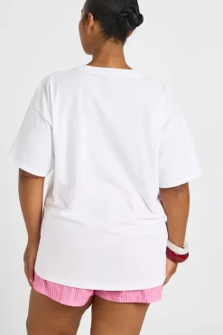T-shirt Grande Taille Imprimé Easy To Fall In Love