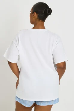 T-shirt Grande Taille À Imprimé Fleuri