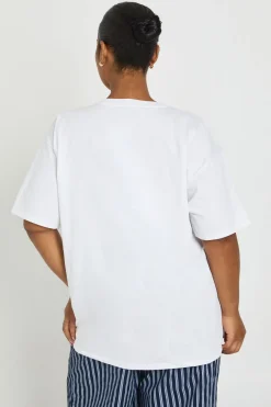 T-shirt Grande Taille Imprimé Pois Et Cerises