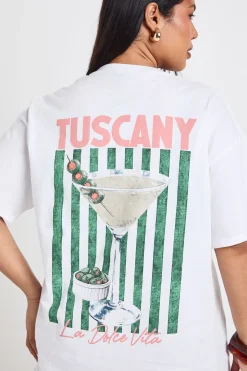 T-shirt Grande Taille Imprimé Tuscany