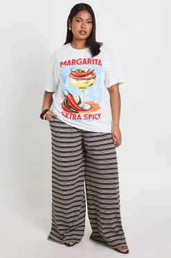 boohoo T-shirt Grande Taille Margarita<Femme Tops