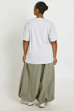 T-shirt Grande Taille New York Imprimé À Pois