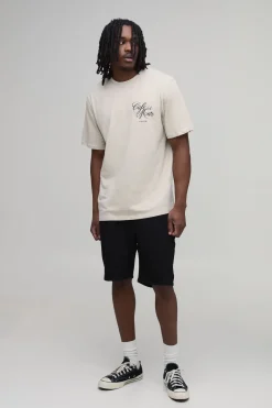T-shirt Grande Taille Oversize Imprimé Sous Licence Cafe Del Mar