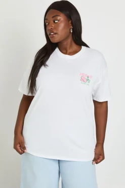 boohoo T-shirt Grande Taille Pilates Social Club<Femme Tops