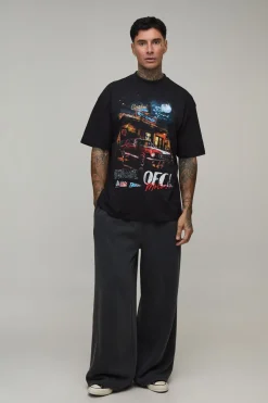 T-shirt Graphique Auto Ofcl Oversize
