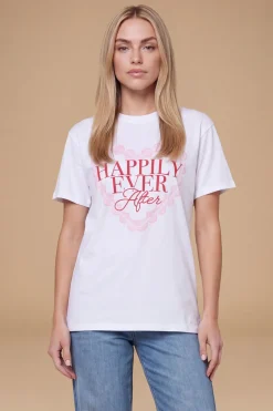 T-shirt Graphique Evjf Poule Heureuse Pour Toujours