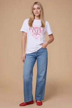 T-shirt Graphique Evjf Poule Heureuse Pour Toujours