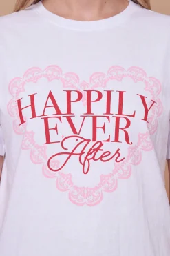 T-shirt Graphique Evjf Poule Heureuse Pour Toujours