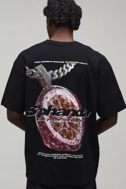 T-shirt Graphique Fruit De La Passion Oversize