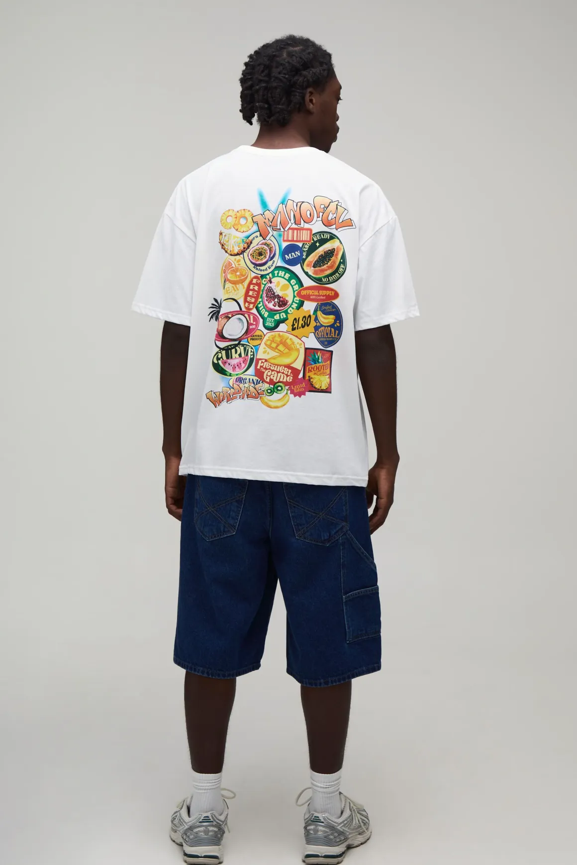 T-shirt Graphique Fruits Oversize