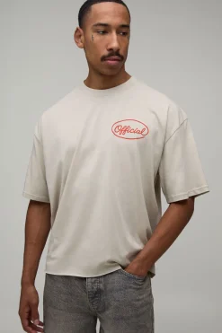 T-shirt Graphique Hôtel Coupe Ample Oversize