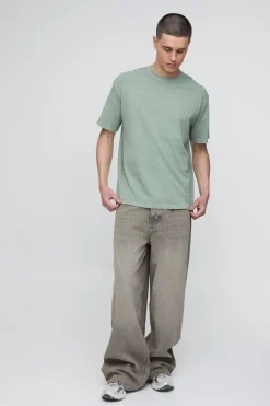 T-shirt Graphique Kaki Oversize Imprimé Synthétiqueff Kyoto