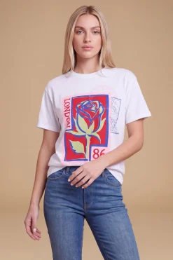 T-shirt Graphique Motif Tampon London