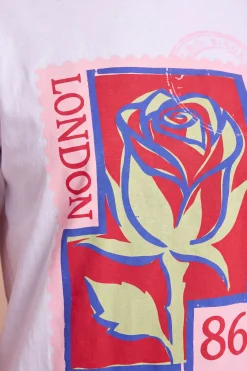 T-shirt Graphique Motif Tampon London