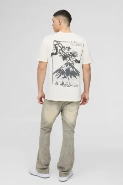 boohooMAN T-shirt graphique Mountain Regular Fit<Homme T-Shirts Impriméstendances|T-Shirts
