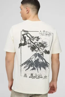 boohooMAN T-shirt graphique Mountain Regular Fit<Homme T-Shirts Impriméstendances|T-Shirts