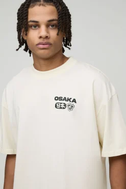 T-Shirt Graphique Osaka Floral Surdimensionné