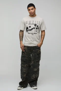 T-shirt Graphique Palmier Coupe Regular Pierre