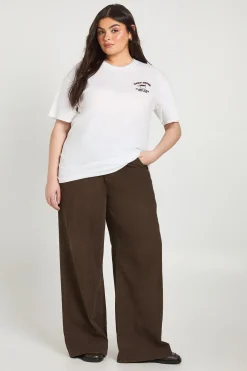boohoo T-shirt Graphique Plus Daily Grind New York<Femme Tops