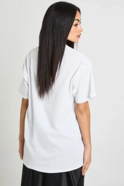 boohoo T-shirt Graphique Surdimensionné État D'esprit New York<Femme Tops