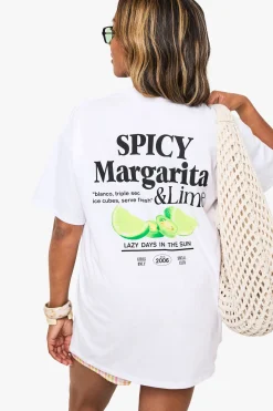 T-SHIRT GRAPHIQUE SURDIMENSIONNÉ PLUS SPICY MARGARITA