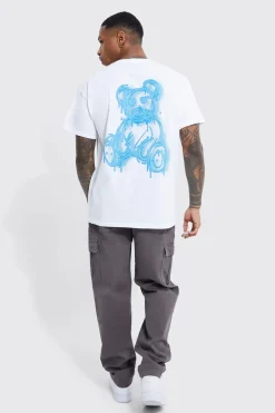T-shirt graphique Teddy ajusté régulier Spray On