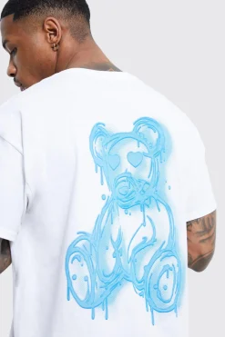 T-shirt graphique Teddy ajusté régulier Spray On