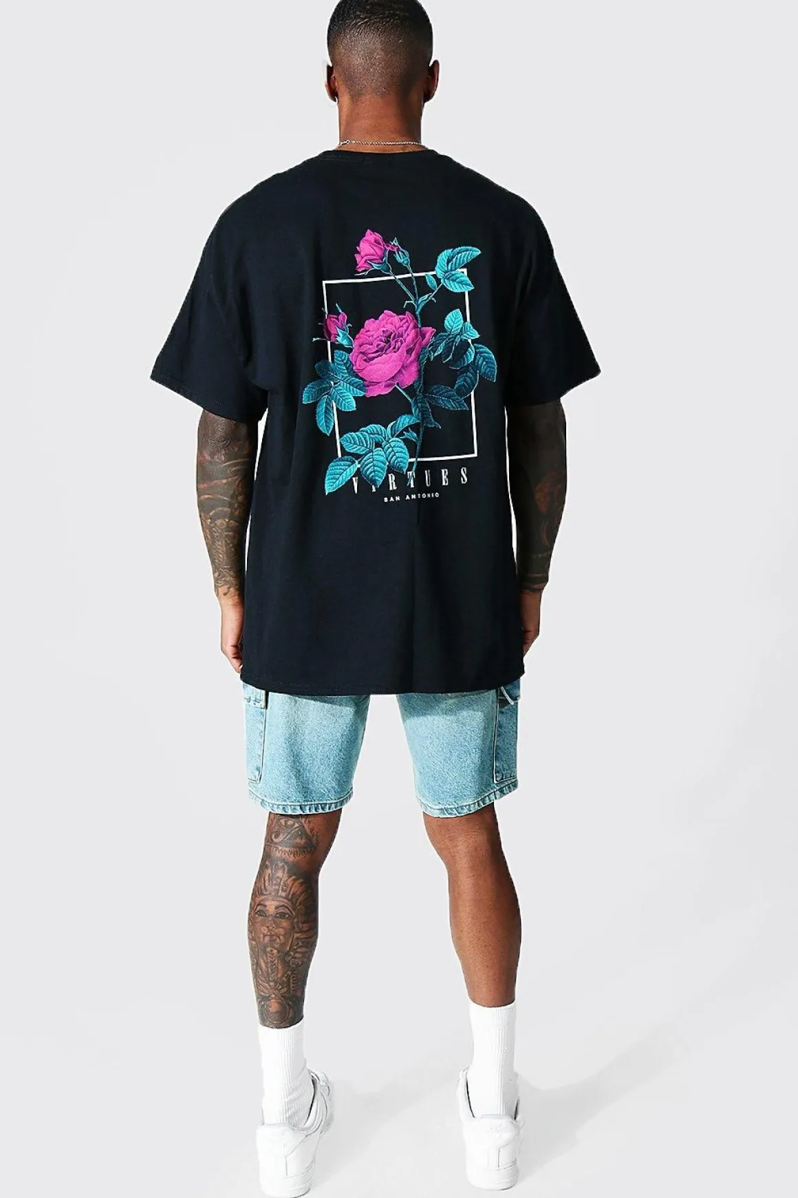 T-shirt Graphique Virtues Oversize