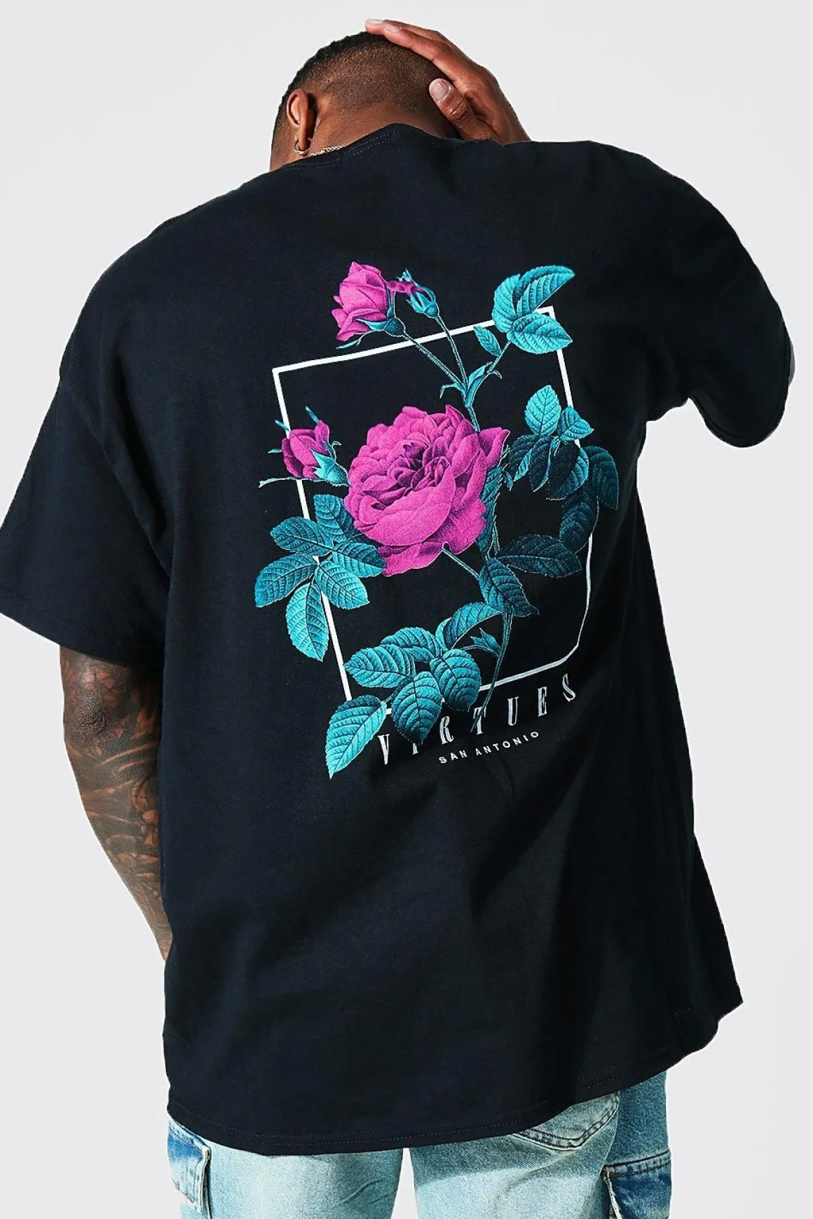 T-shirt Graphique Virtues Oversize