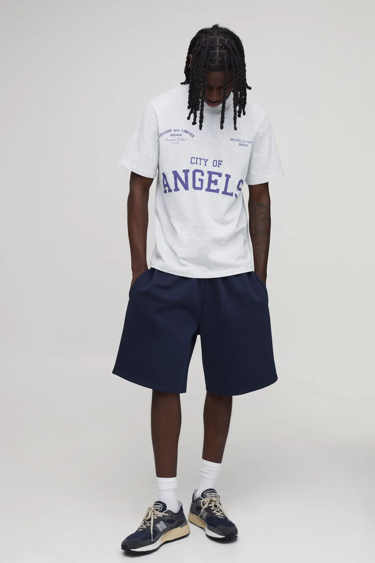 boohooMAN T-shirt Coupe Regular City Of Angels<Homme T-Shirts Impriméstendances|T-Shirts