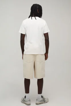 T-shirt Henley Ajusté En Coton Gaufré