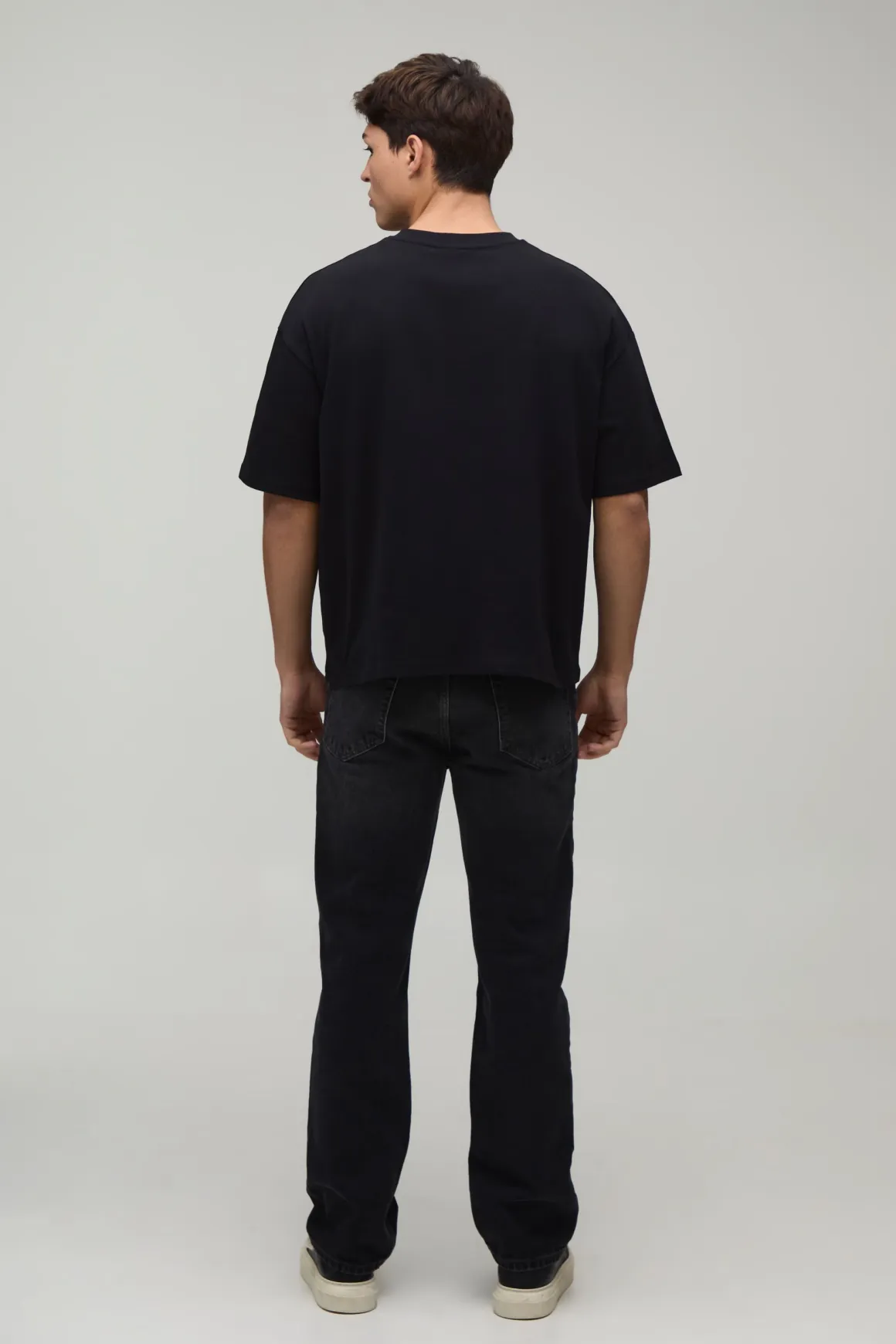 T-shirt Henley Ample Coupe Boxy Oversize