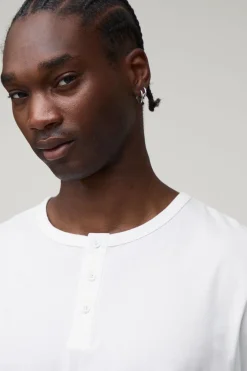 T-shirt Henley Coupe Regular Essentiel Tall