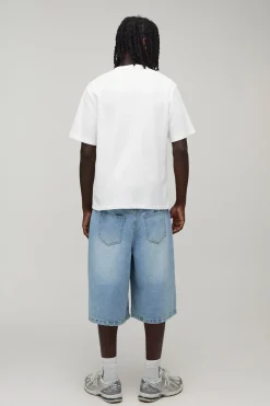 T-shirt Henley Coupe Regular En Tissu Gaufré