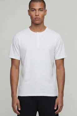 boohooMAN T-shirt Henley Coupe Regular Essentiel<Homme Tout Afficher|T-Shirts Grande Taille